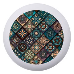 Flower Texture Background Colorful Pattern Dento Box With Mirror