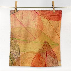 Leaves Patterns Colorful Leaf Pattern Face Towel