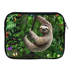 Sloth In Jungle Art Animal Fantasy Apple Ipad 2/3/4 Zipper Cases