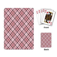 Pink Burberry, Abstract Playing Cards Single Design (rectangle)