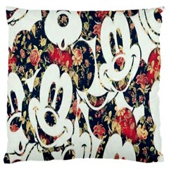 Mickey Mouse, Cartoon, Cartoon Character Large Cushion Case (two Sides)