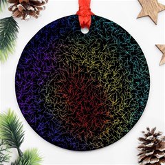 Minimal Glory Round Ornament (two Sides)