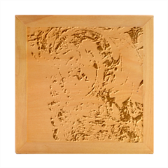 Abstract Pink Blend Wood Photo Frame Cube