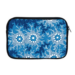 Authentic Aboriginal Art - Waterhole Dreaming Apple Macbook Pro 17  Zipper Case