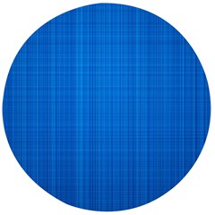 Blue Abstract, Background Pattern Wooden Bottle Opener (round)