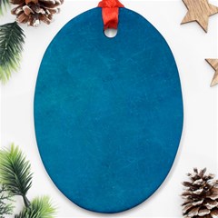 Blue Stone Texture Grunge, Stone Backgrounds Ornament (oval)