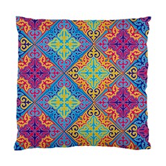 Colorful Floral Ornament, Floral Patterns Standard Cushion Case (one Side)