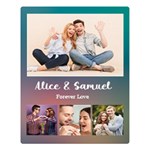 Personalized Couple Name Large Blanket Two Sides Premium Plush Fleece Blanket (Large) 80 x60  Blanket Front