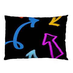 Colorful Arrows Kids Pointer Pillow Case (two Sides)
