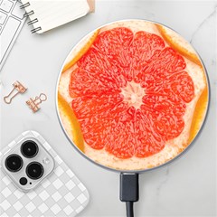 Grapefruit-fruit-background-food Wireless Fast Charger(white)