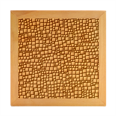 Squares Cubism Geometric Background Wood Photo Frame Cube