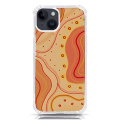 Lines Abstract Colourful Design Iphone 14 Tpu Uv Print Case