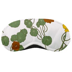 Nasturtium Flower Plant Leaves Sleep Mask