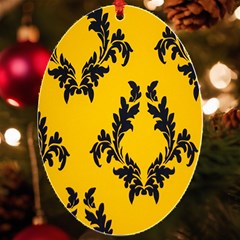 Zebra Zebra Pattern Zebra Fur Zebra Print Strip Uv Print Acrylic Ornament Oval