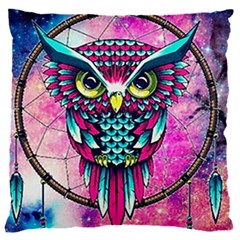 Owl Dreamcatcher 16  Baby Flannel Cushion Case (two Sides)