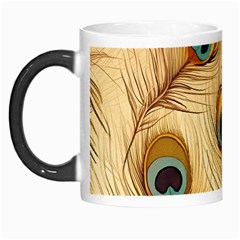 Vintage Peacock Feather Peacock Feather Pattern Background Nature Bird Nature Morph Mug