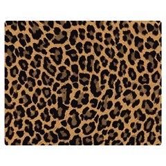 Tiger Skin Art Pattern Two Sides Premium Plush Fleece Blanket (teen Size)