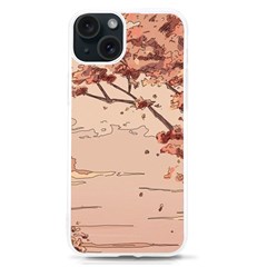 Pastel Nature , Art, Blue, Cute, Nature, Pink Iphone 15 Tpu Uv Print Case