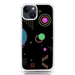 Colartive, Aesthetic, Amoled, Black, Colorful, Desenho Iphone 14 Tpu Uv Print Case