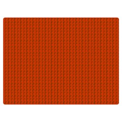 Orange Lego Texture Macro, Orange Dots Background Two Sides Premium Plush Fleece Blanket (baby Size)