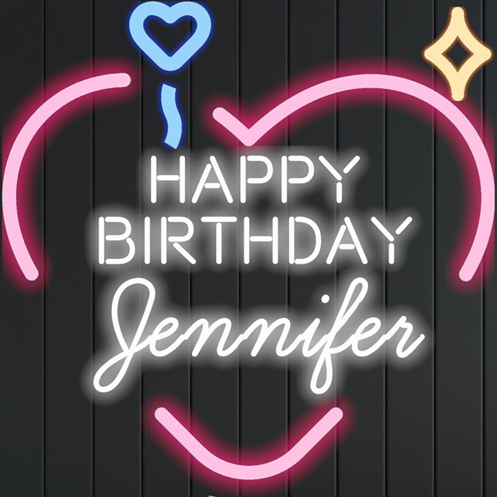 Personalized Happy Birthday Name Neon Signs and Lights Neon Signs and Lights
