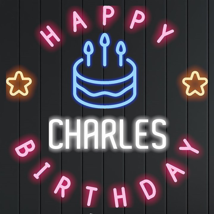 Personalized Happy Birthday Name Neon Signs and Lights Neon Signs and Lights