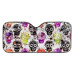 Sugar Skulls - Floral Car Windshield
