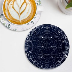 Astronomie Astrologie Vintage  Uv Print Round Tile Coaster