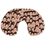 Personalized Photo Many Face Head Travel Neck Pillow Travel Neck Pillow Front