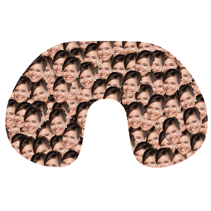Personalized Photo Many Face Head Travel Neck Pillow Travel Neck Pillow