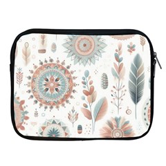 Pastel-boho-pattern Apple Ipad 2/3/4 Zipper Cases