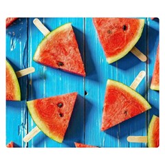 Watermelons, Fruits Premium Plush Fleece Blanket (small)