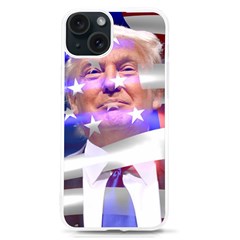 Donald Trump Flag Iphone 15 Tpu Uv Print Case