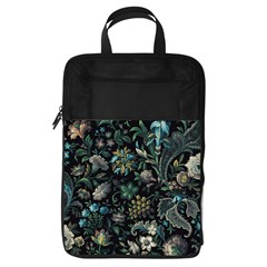 Pattern Flowers Plants Leaves Foldable Shoe Storage Bag