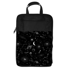 Cosmic Black Space Star Foldable Shoe Storage Bag
