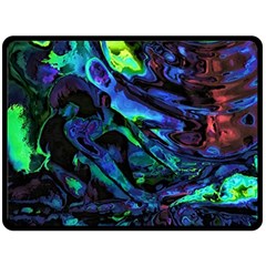 Sci-fi Scenester Fleece Blanket (large)