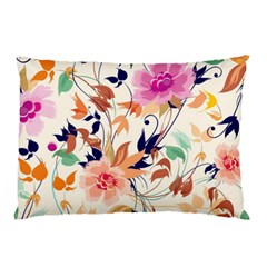 Abstract Floral Background Pillow Case
