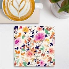 Abstract Floral Background Uv Print Square Tile Coaster 