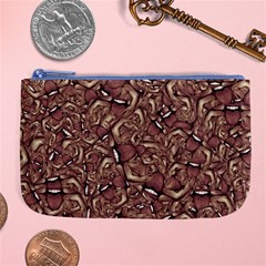 Human Spider Mutant Creatures Motif Random Pattern Large Coin Purse
