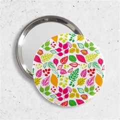 Leaves Pattern Seamless Texture 2 25  Handbag Mirrors