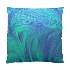 Psicodelia Zyguratti Texture Cyanturquoise Standard Cushion Case (two Sides)