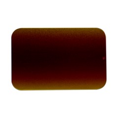 Electric Yellow To Burgundy Red Bilinear Gradient Open Lid Metal Box (silver)  