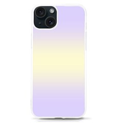 Pale Violet To Cream Yellow Bilinear Gradient Iphone 15 Tpu Uv Print Case