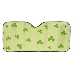 Green Leaves Pattern Car Windshield Sunshade