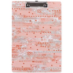 Boho Pattern A4 Acrylic Clipboard