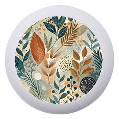 Leaves Pattern Flora Dento Box With Mirror