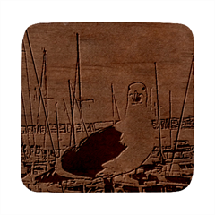 Fisherman?¯s Ward, San Francisco, Ca Square Wood Guitar Pick Holder Case And Picks Set