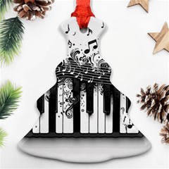 Piano Sounds Ornament (christmas Tree) 