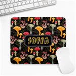 Mushroom Name Mousepad Collage Mousepad 9.25 x7.75  Mousepad - 1