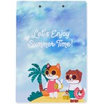 Personalized Cat Dog Name A4 Acrylic Clipboard A4 Acrylic Clipboard Back
